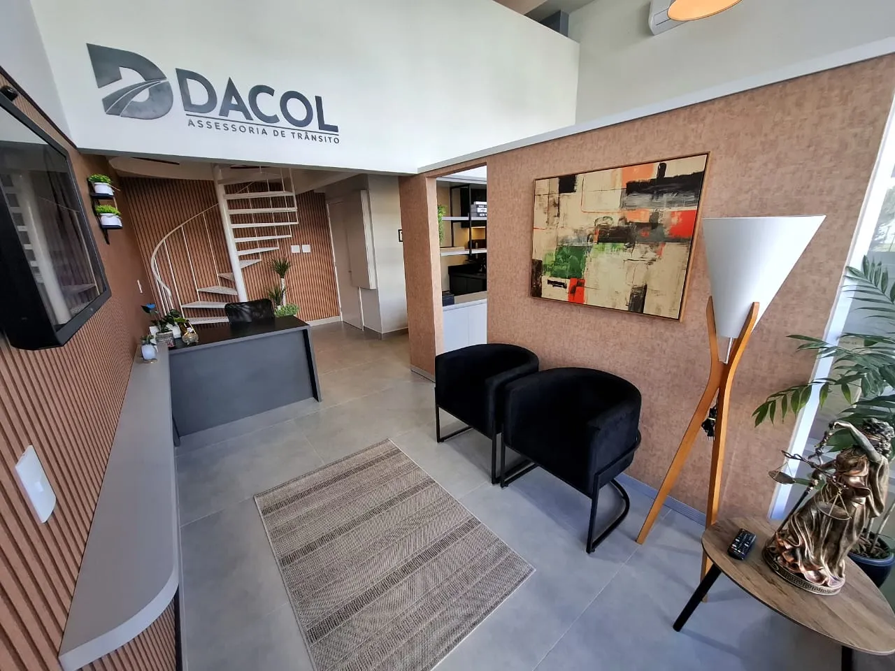 Recepção da Dacol Assessoria de Trânsito